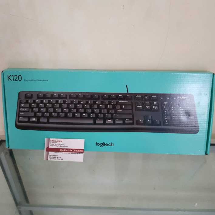 Keyboard USB Logitech K120 - Multiteknik Komputer Bali